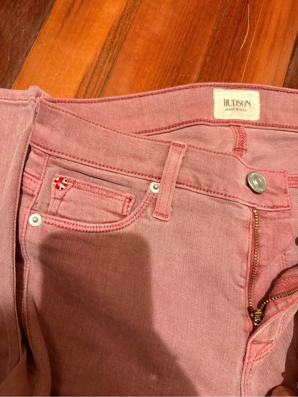 Hudson Jeans Pink mid-Rise Women's Jeans size 25
